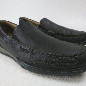 J&M Johnston & Murphy Sheepskin Leather Casual Dress Loafers Men's Shoes 13 M